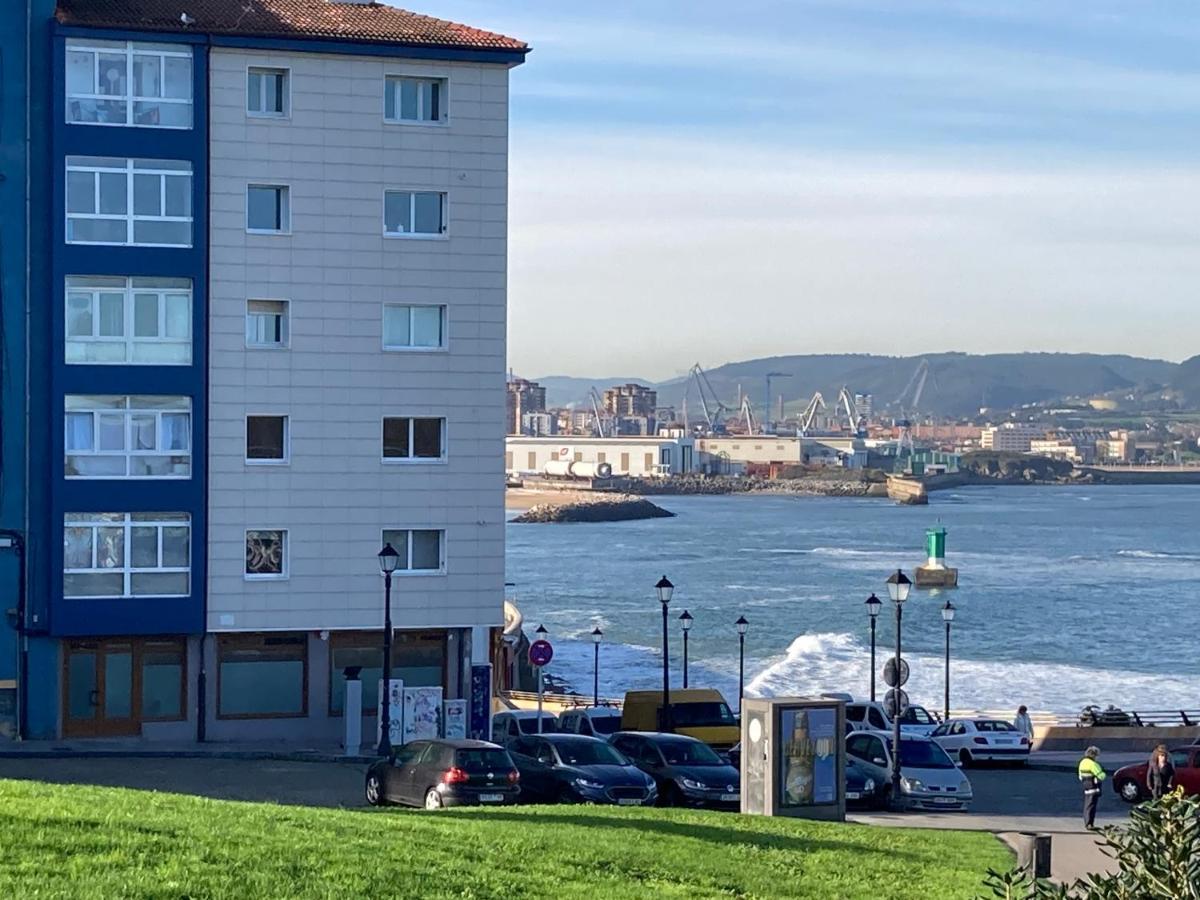 Apartamento El Espigon Gijón Exteriör bild