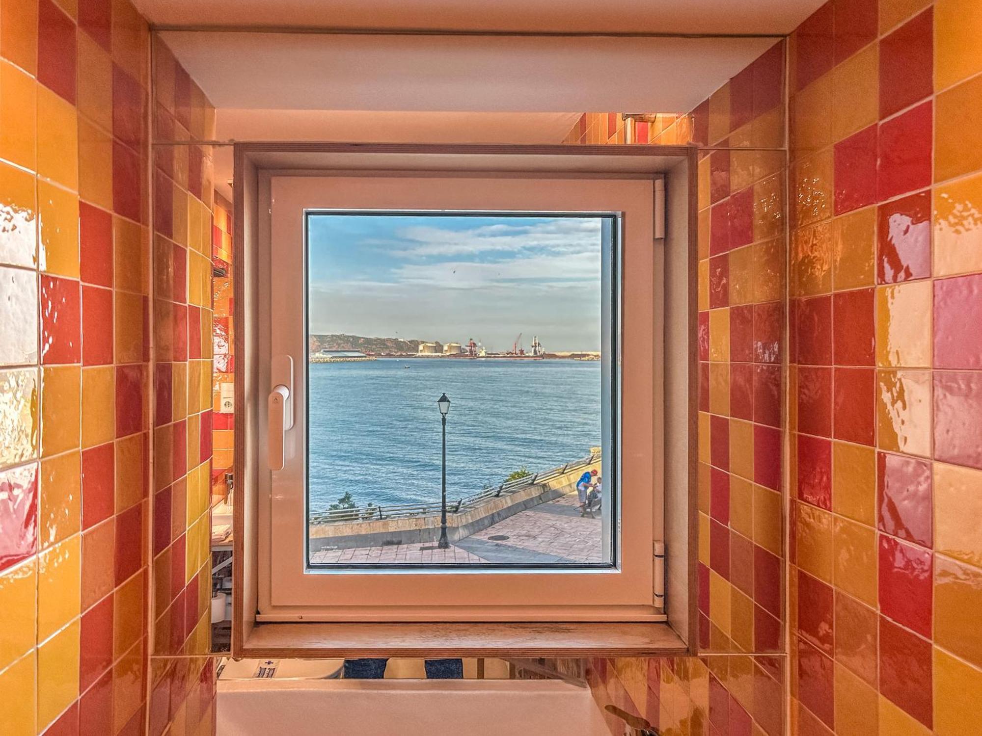 Apartamento El Espigon Gijón Exteriör bild